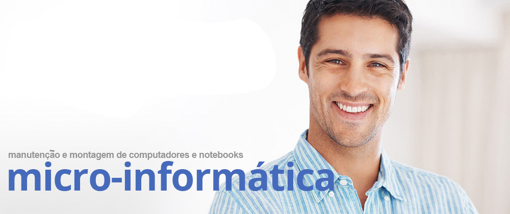 Conserto de computadores e notebooks.